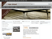 Tablet Screenshot of loja.tear.com.br